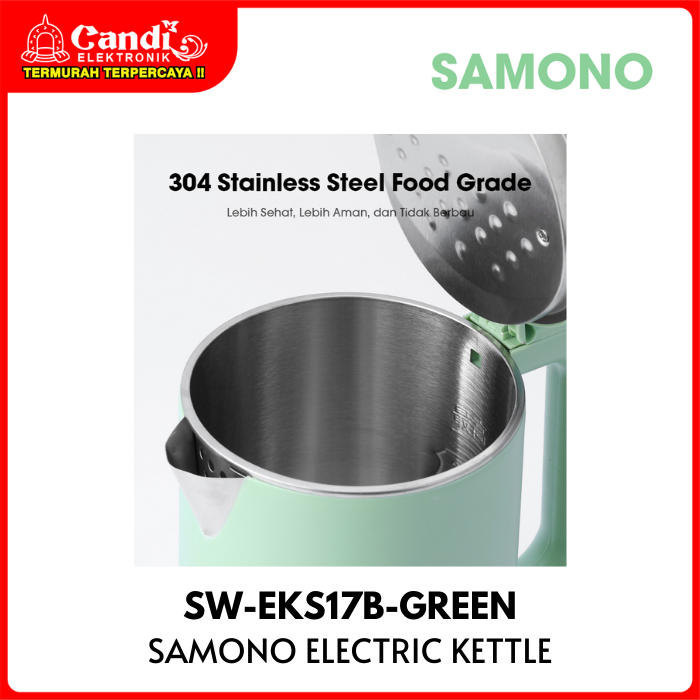Samono Electric Kettle Sw-eks17b-green
